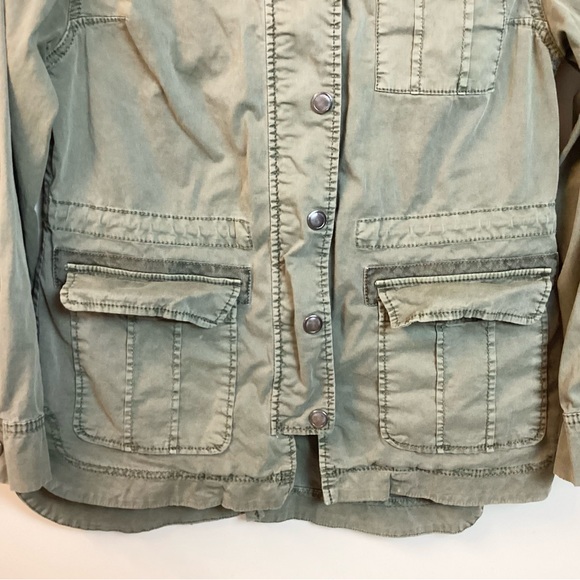 Anthropologie Lightweight Utility Jacket by Marrakech - Green - S - Picture 3 of 7